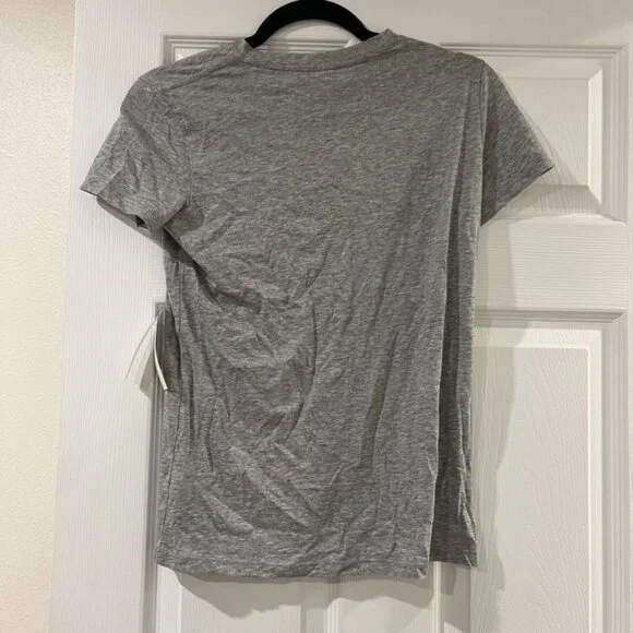 Vince Essential Pima Cotton Gray Crewneck Neck T-Shirt Size Small NWT - Picture 4 of 7